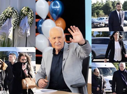 Το τελευταίο «αντίο» στον Γιώργο Παπαδάκη: Η συγκίνηση στη Ριτσώνα για τον «δάσκαλο» της ενημέρωσης (pics)