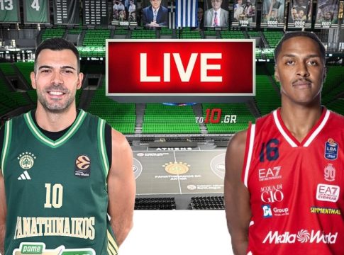 LIVE: Παναθηναϊκός – Αρμάνι Μιλάνο