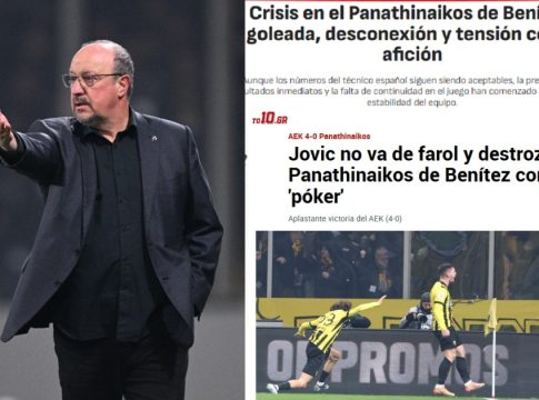 MME Ισπανίας: «Σε κρίση ο Παναθηναϊκός του Μπενίτεθ, κινδυνεύει με ιστορική αποτυχία»