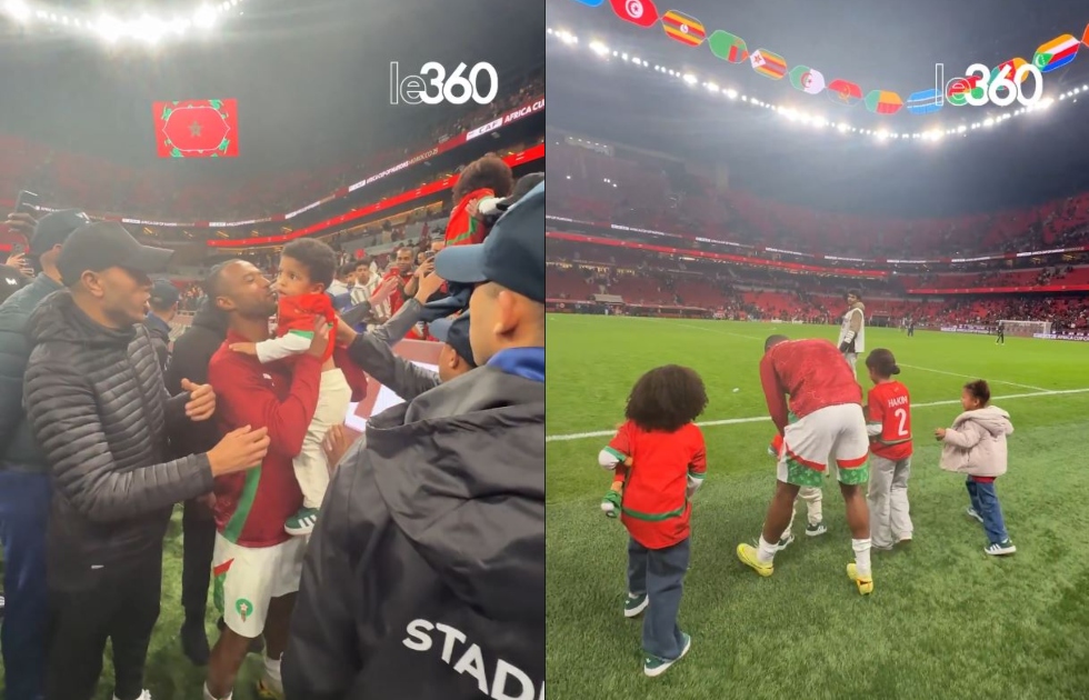 «Χαζομπαμπάς» ο Ελ Κααμπί: Πανηγύρισε την πρόκριση του Μαρόκο με τα παιδιά του (vid)