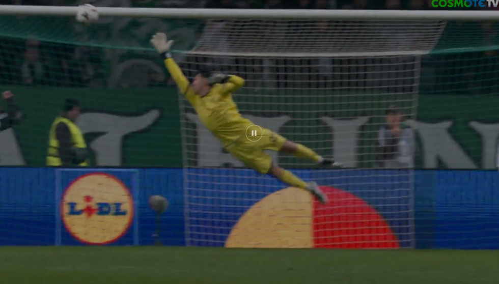 Τεράστια ευκαιρία για τον Παναθηναϊκό με δοκάρι σε τρομερό σουτ του Κάτρη (vid)