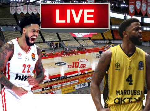 LIVE: Ολυμπιακός – Μαρούσι