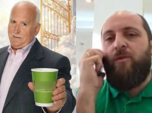 Σάλος με τη διαφήμιση καφετέριας με τον Παπαδάκη: Τι υποστηρίζει ο επιχειρηματίας που προκάλεσε αντιδράσεις