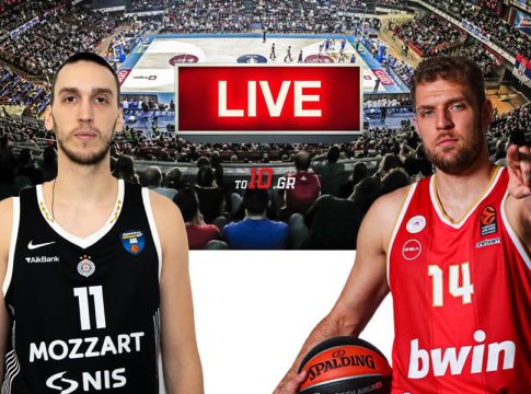 LIVE: Παρτίζαν – Ολυμπιακός