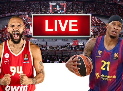 LIVE: Ολυμπιακός – Μπαρτσελόνα