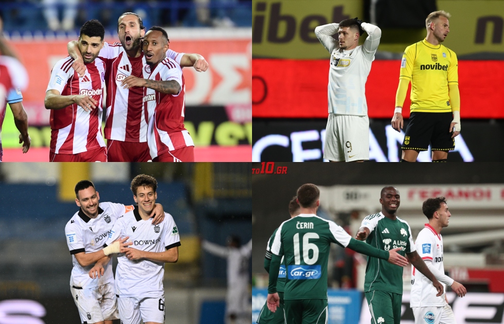 Superleague: Η επιστροφή του Ολυμπιακού στην κορυφή, η πτώση της ΑΕΚ και ο αγώνας δρόμου του Παναθηναϊκού