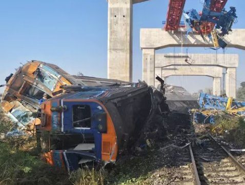 Τραγωδία στην Ταϊλάνδη με 22 νεκρούς και δεκάδες τραυματίες: Γερανός έπεσε πάνω σε τρένο