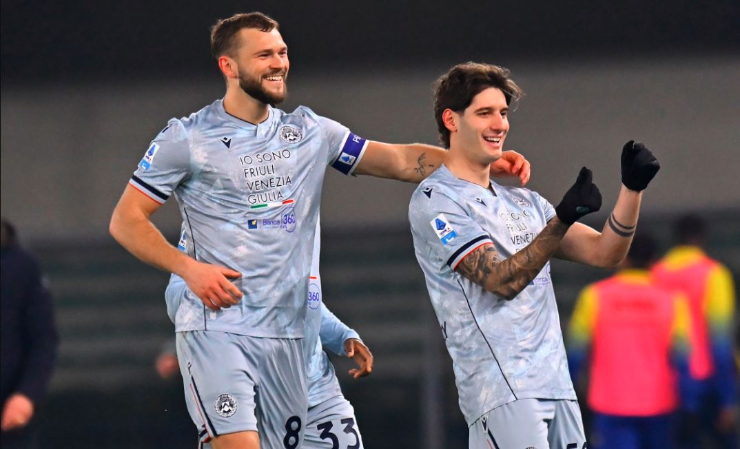 Βερόνα – Ουντινέζε 1-3: Πέρασε από το Μπεντεγκόντι και την άφησε στον πάτο