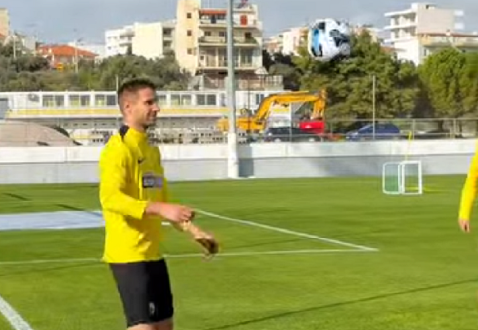 Έπιασε δουλειά ο Βάργκα με την ΑΕΚ: Πρώτη προπόνηση με τα κιτρινόμαυρα (vid)