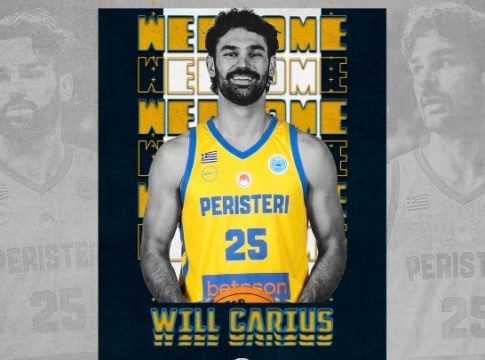 Το Περιστέρι Betsson ανακοίνωσε την απόκτηση του Ουίλ Κάριους