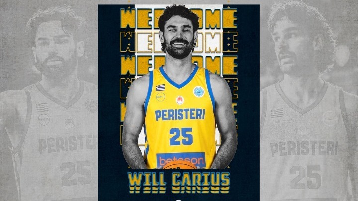 Το Περιστέρι Betsson ανακοίνωσε την απόκτηση του Ουίλ Κάριους