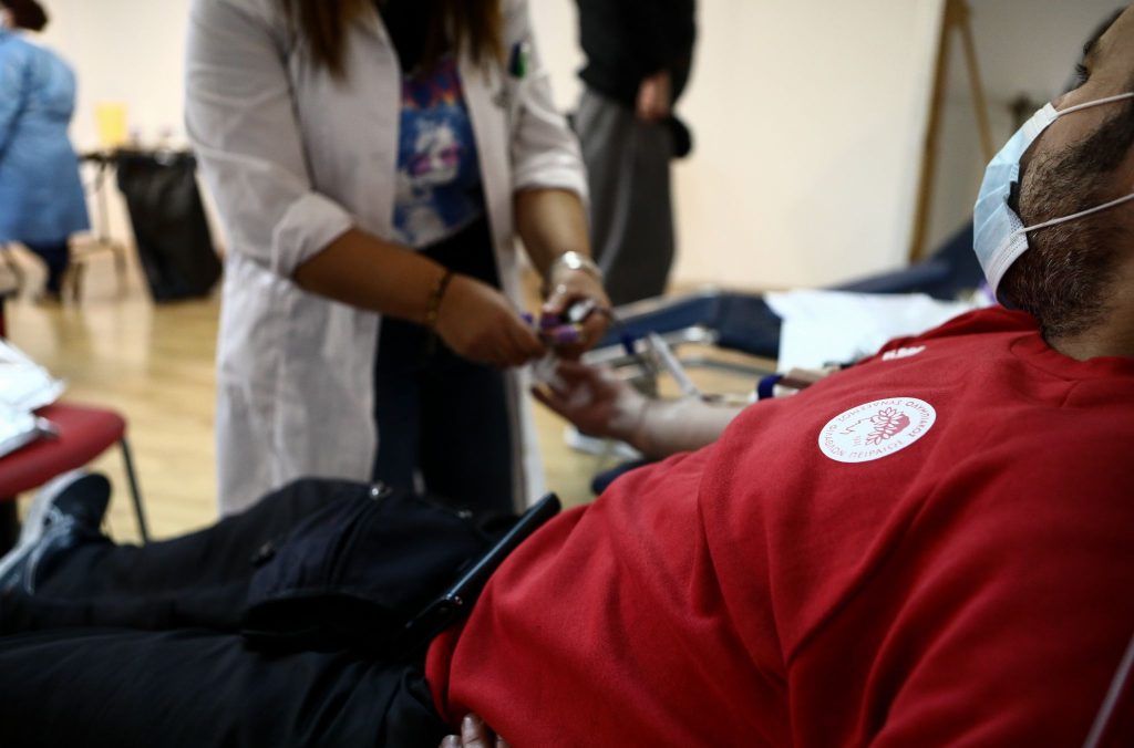 Εθελοντική αιμοδοσία στο «Γεώργιος Καραϊσκάκης» από την ΠΑΕ Ολυμπιακός στην μνήμη των θυμάτων της Θύρας 7