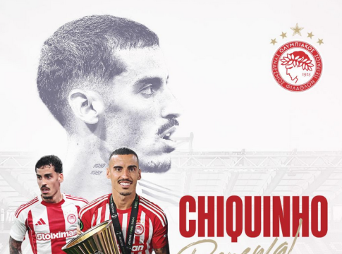 Επίσημο: Ο Τσικίνιο ανανέωσε με τον Ολυμπιακό