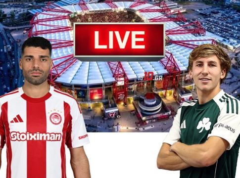 LIVE: Ολυμπιακός – Παναθηναϊκός