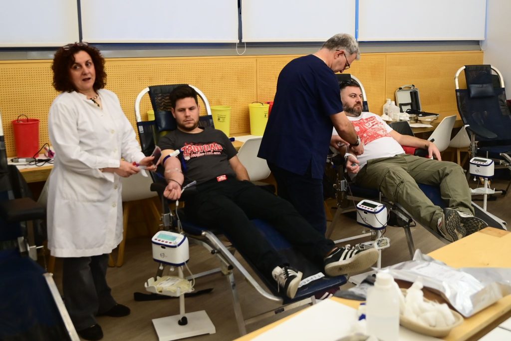 Ολυμπιακός: Μεγάλη η προσέλευση του κόσμου στην εθελοντική αιμοδοσία