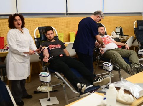 Ολυμπιακός: Μεγάλη η προσέλευση του κόσμου στην εθελοντική αιμοδοσία