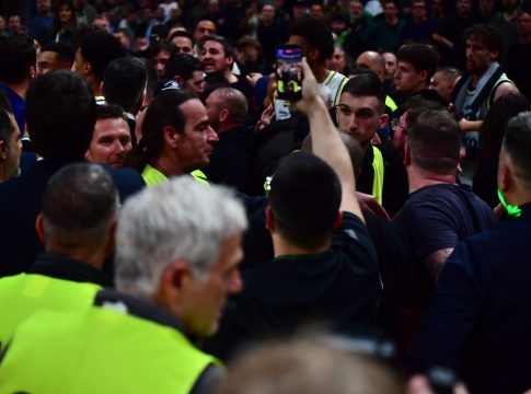 Ένταση στο ΟΑΚΑ με τη λήξη του ματς του Παναθηναϊκού με τη Φενέρμπαχτσε