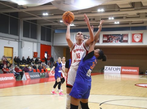 Ολυμπιακός – ΑΟ Αμύντας 92-57: «Καθάρισαν» από το πρώτο ημίχρονο οι «ερυθρόλευκες»