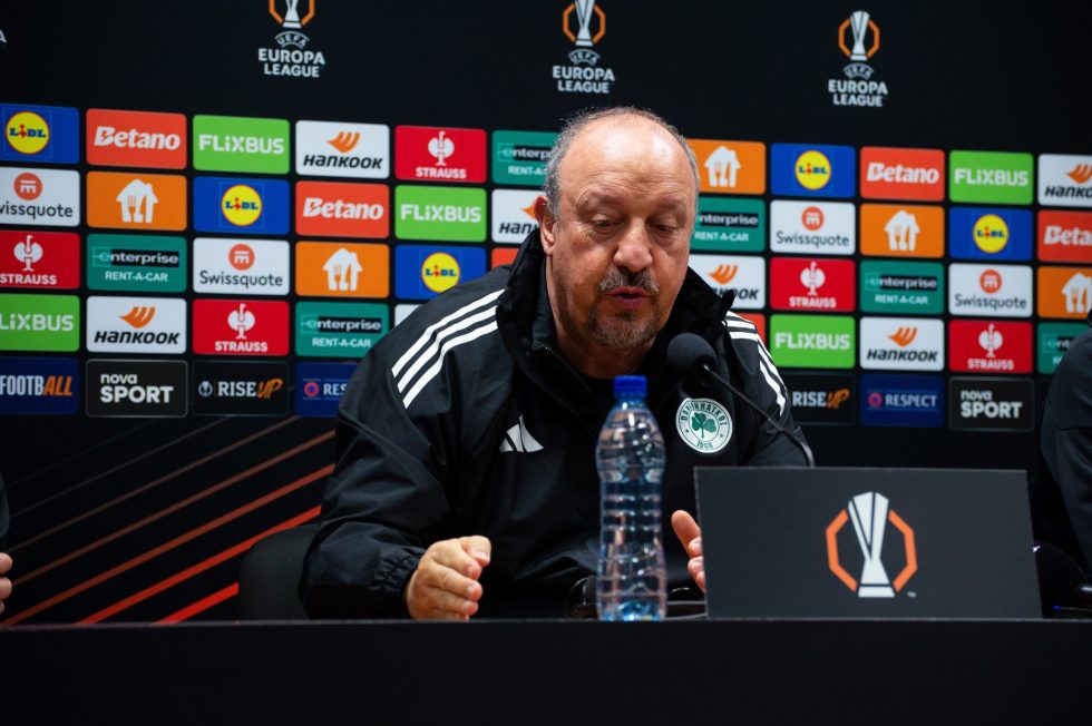 Μπενίτεθ: «Όλοι ξέρουμε τι σημαίνουν τα ευρωπαϊκά ματς για τον Παναθηναϊκό – Θα κάνουμε τα πάντα για την πρόκριση»