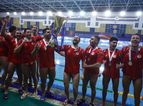 Τα συγχαρητήρια της ΠΑΕ Ολυμπιακός στην ομάδα πόλο για το Κύπελλο