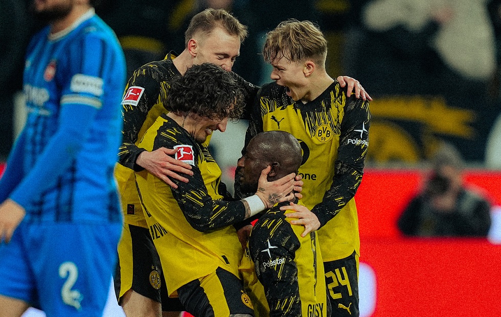 Ντόρτμουντ – Χαϊντενχάιμ 3-2: Ανατροπή στην ανατροπή και στο -6 από την Μπάγερν οι Βεστφαλοί