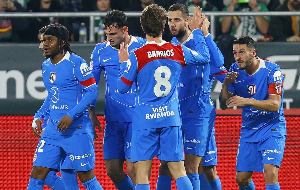 Μπέτις – Ατλέτικο Μαδρίτης 0-5: Στα ημιτελικά με εμφάνιση-όνειρο οι «ροχιμπλάνκος»