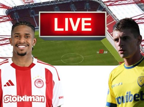 LIVE: Ολυμπιακός – Παναιτωλικός