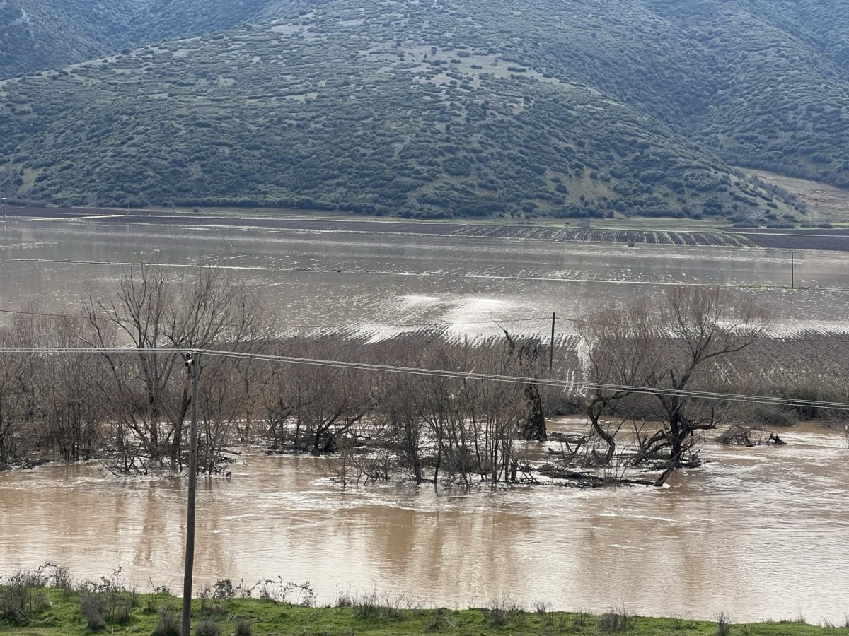 Υπερχείλισε ο Πηνειός – Πλημμύρισαν αγροτικές εκτάσεις