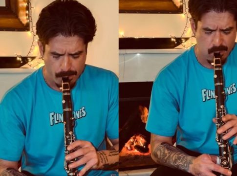 Άρης Μουγκοπέτρος: Παίζει κλαρίνο με δύο δάχτυλα και παραδίδει μαθήματα ζωής (vid)