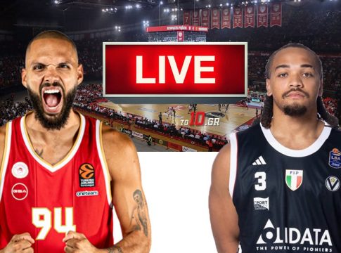 LIVE: Ολυμπιακός – Βίρτους Μπολόνια