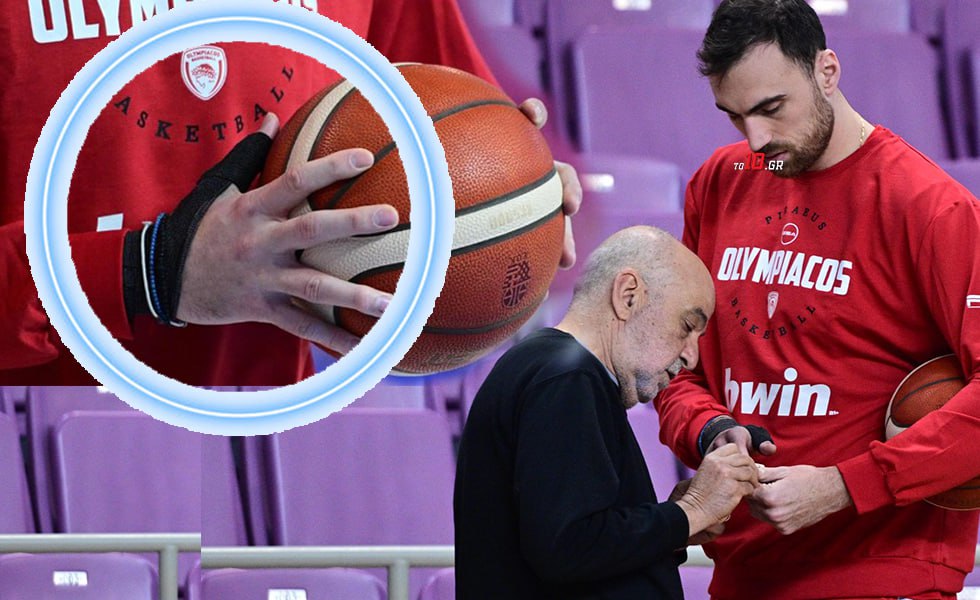 Προπονήθηκε με τον ειδικό νάρθηκα ο Μιλουτίνοφ (pics)