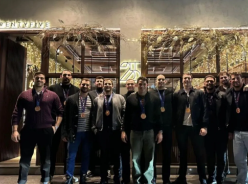 Στο εστιατόριο του Πίτερς γιόρτασε η Εθνική πόλο ανδρών το χάλκινο μετάλλιο (pics)