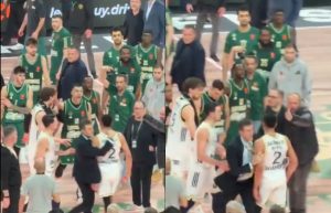 Η προκλητική κίνηση του Σλούκα στον Μπόλντγουιν την ώρα της σύρραξης (vid)