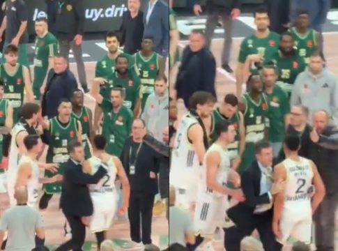 Η προκλητική κίνηση του Σλούκα στον Μπόλντγουιν την ώρα της σύρραξης (vid)