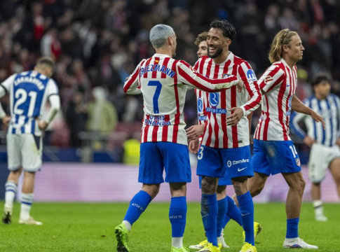 Ατλέτικο Μαδρίτης – Ρεάλ Σοσιεδάδ 3-2: Πρόβα τελικού Copa Del Rey, με ματσάρα και νικητές τους «ροχιμπλάνκος»