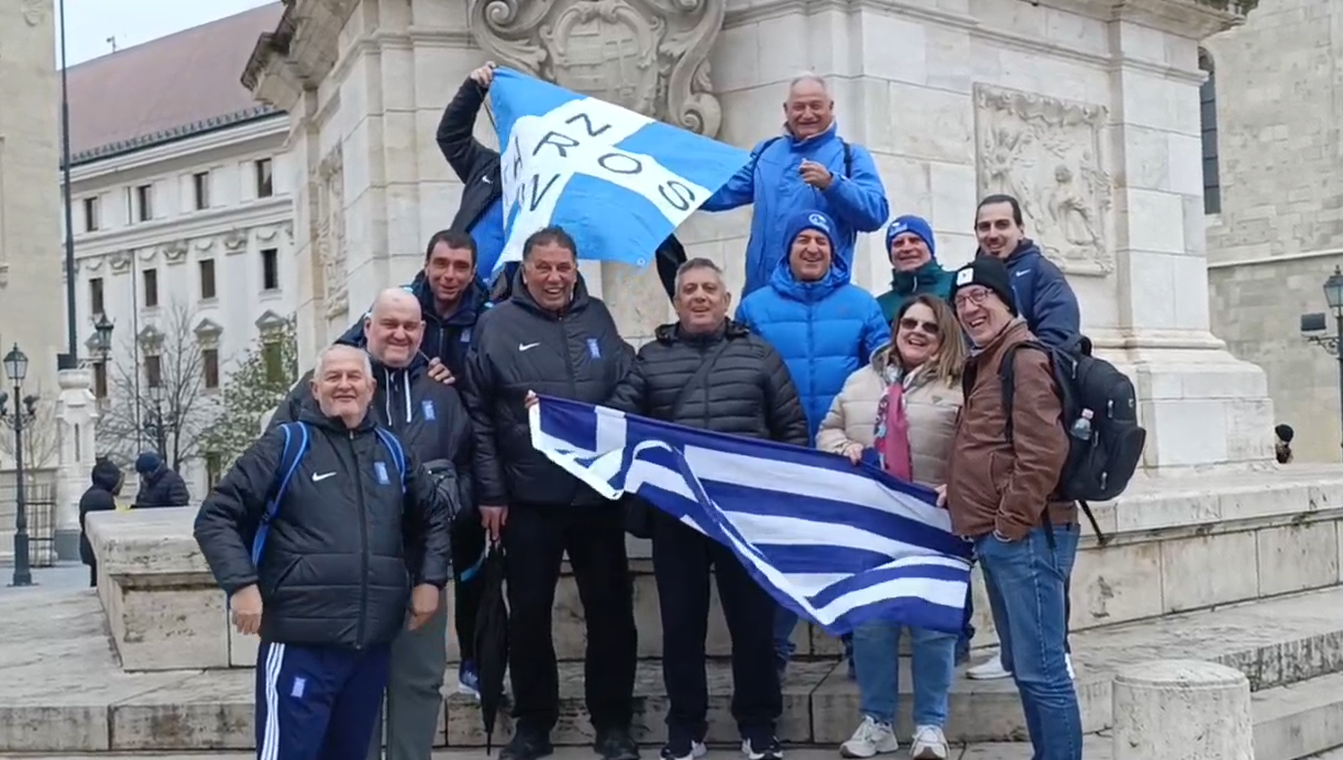 Δεκάδες Έλληνες στο πλευρό της Εθνικής στη Βουδαπέστη (vid)