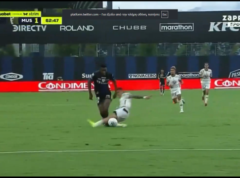 Δολοφονικό τάκλιν σε αγώνα στο Εκουαδόρ – Σοκαριστικό βίντεο