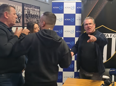 Ένταση ανάμεσα σε Γεωργούντζο και Σούλη Παπαδόπουλο μετά το Καλαμάτα-Μαρκό (vid)