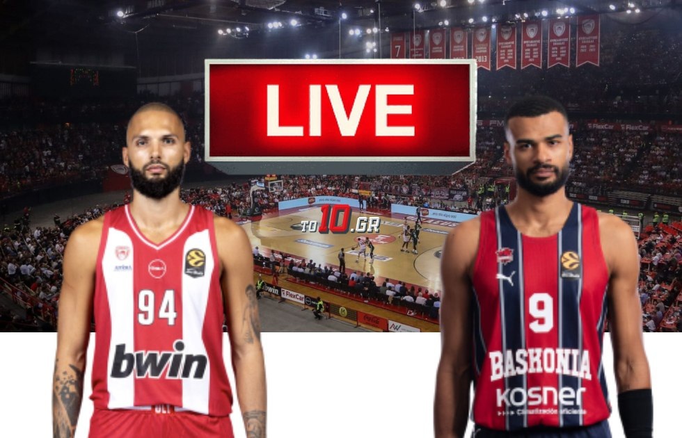 LIVE: Ολυμπιακός – Μπασκόνια