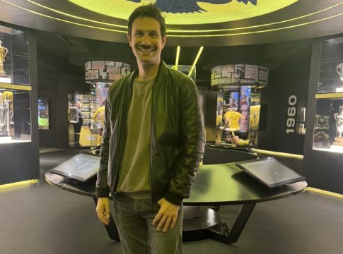 Ο Ορφέας Αυγουστίδης επισκέφθηκε το Μουσείο της ΑΕΚ (pic)