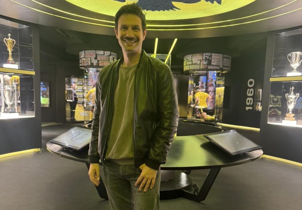 Ο Ορφέας Αυγουστίδης επισκέφθηκε το Μουσείο της ΑΕΚ (pic)