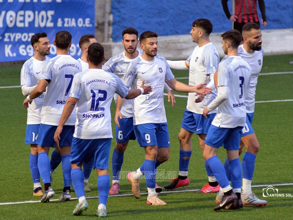 Ανέβηκε στη Γ’ Εθνική ο Πανναξιακός του Κώστα Μανωλά, με μεγάλο διπλό και σκόρερ τον Σιόβα