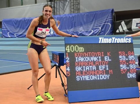 Κατέρριψε ρεκόρ 36 χρόνων η Ιακωβάκη στα 400 μέτρα
