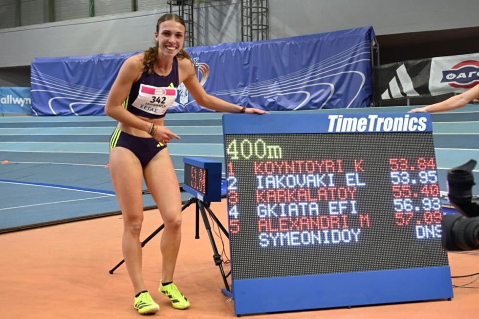 Κατέρριψε ρεκόρ 36 χρόνων η Ιακωβάκη στα 400 μέτρα