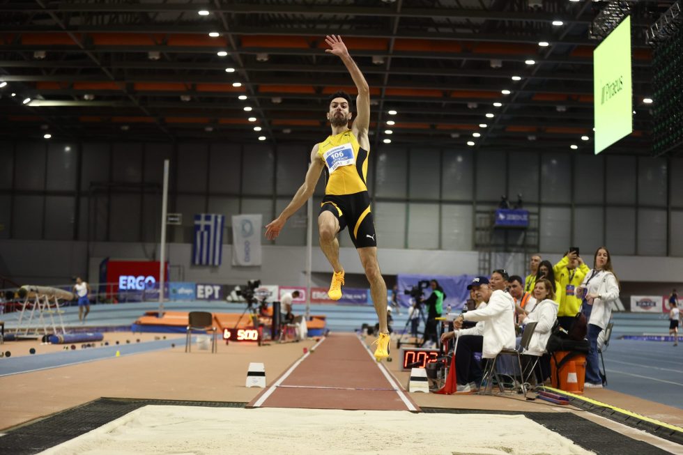 Άλμα στα 8,22μ. από τον Μίλτο Τεντόγλου στην Παιανία