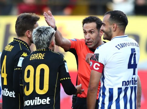 Άρης – Ατρόμητος: Η τριπλή ευκαιρία για τους κίτρινους κατέληξε σε κόκκινη κάρτα του Γκαρέ στο 40′!