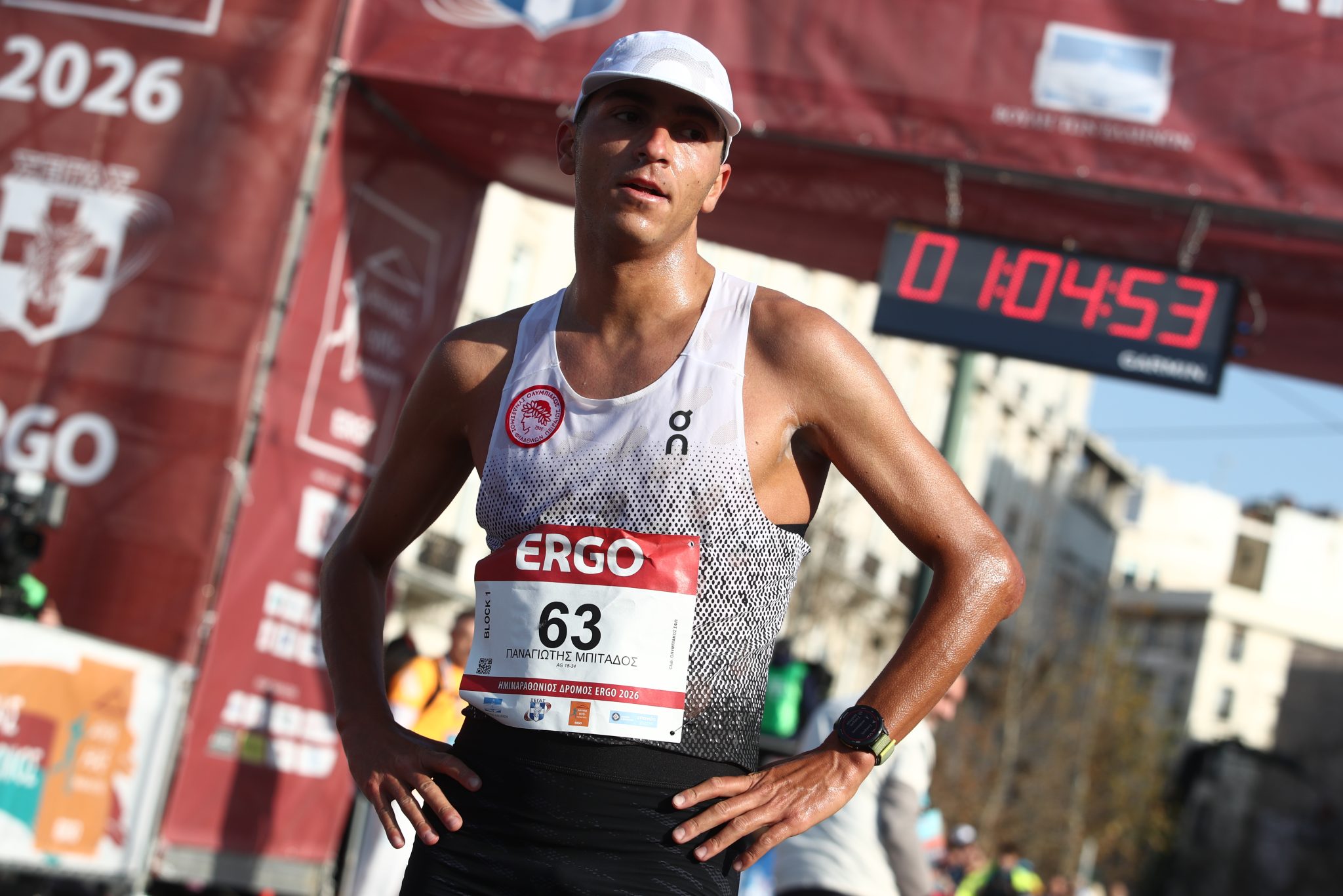 Ο τριαθλητής Παναγιώτης Μπιτάδος μεγάλος νικητής του Ημιμαραθώνιου της Αθήνας