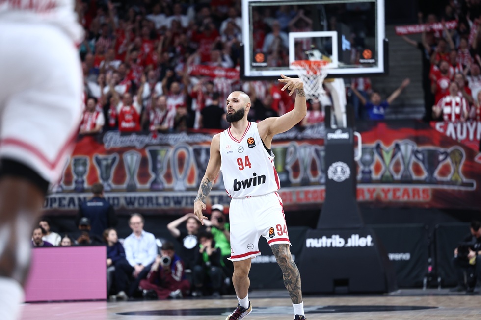 Η βαθμολογία της Euroleague μετά τη νίκη του Ολυμπιακού επί της Παρί (pic)