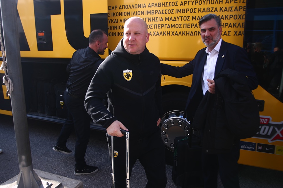 Προπονήθηκε στα Σπάτα και «πέταξε» για Σλοβενία η ΑΕΚ (Pics & vid)