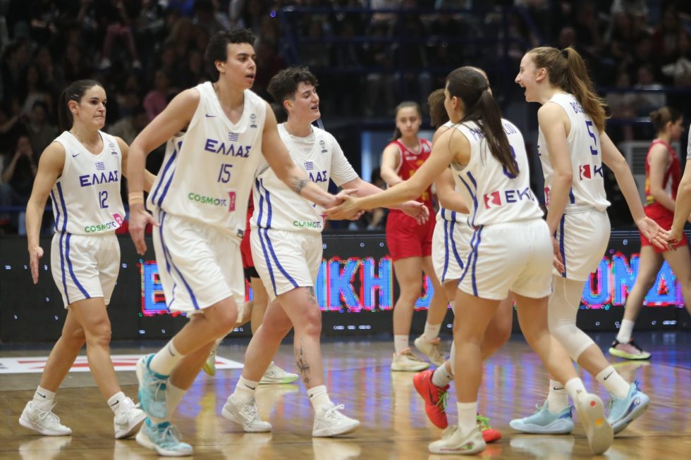 Ελλάδα – Βόρεια Μακεδονία 101-47: Επιστροφή στις νίκες με επιβλητική εμφάνιση για την Εθνική γυναικών